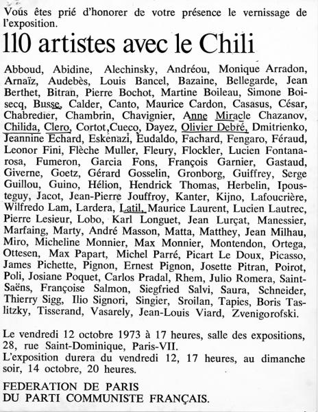 110 Artistes pour le Chili
