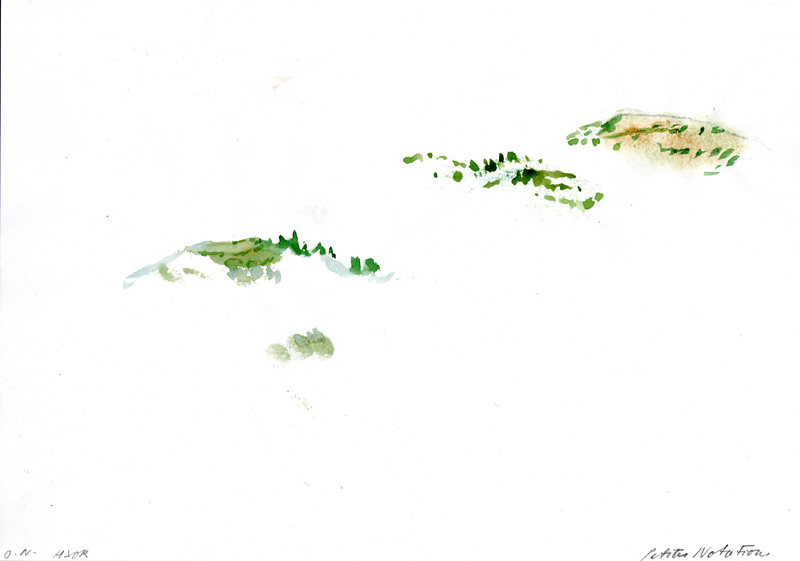 Petites notations paysagées