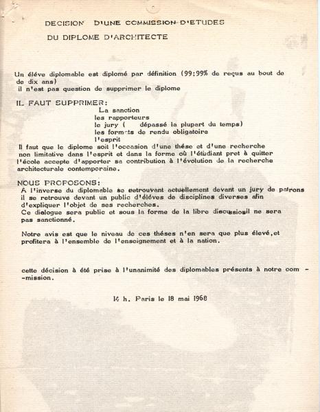 Commission d’Études du Diplôme d’Architecte