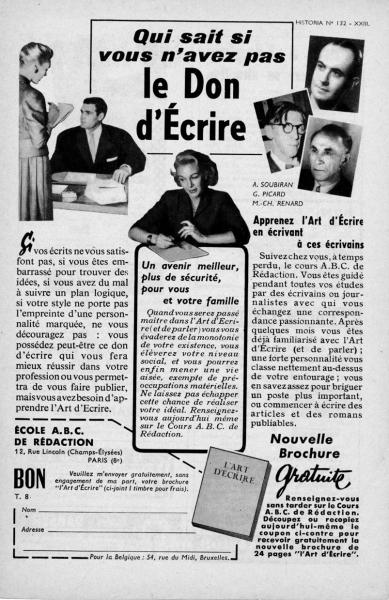 Le Don d’Écrire