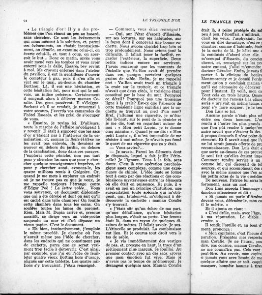 Dupin-Lupin : le Triangle d’OR